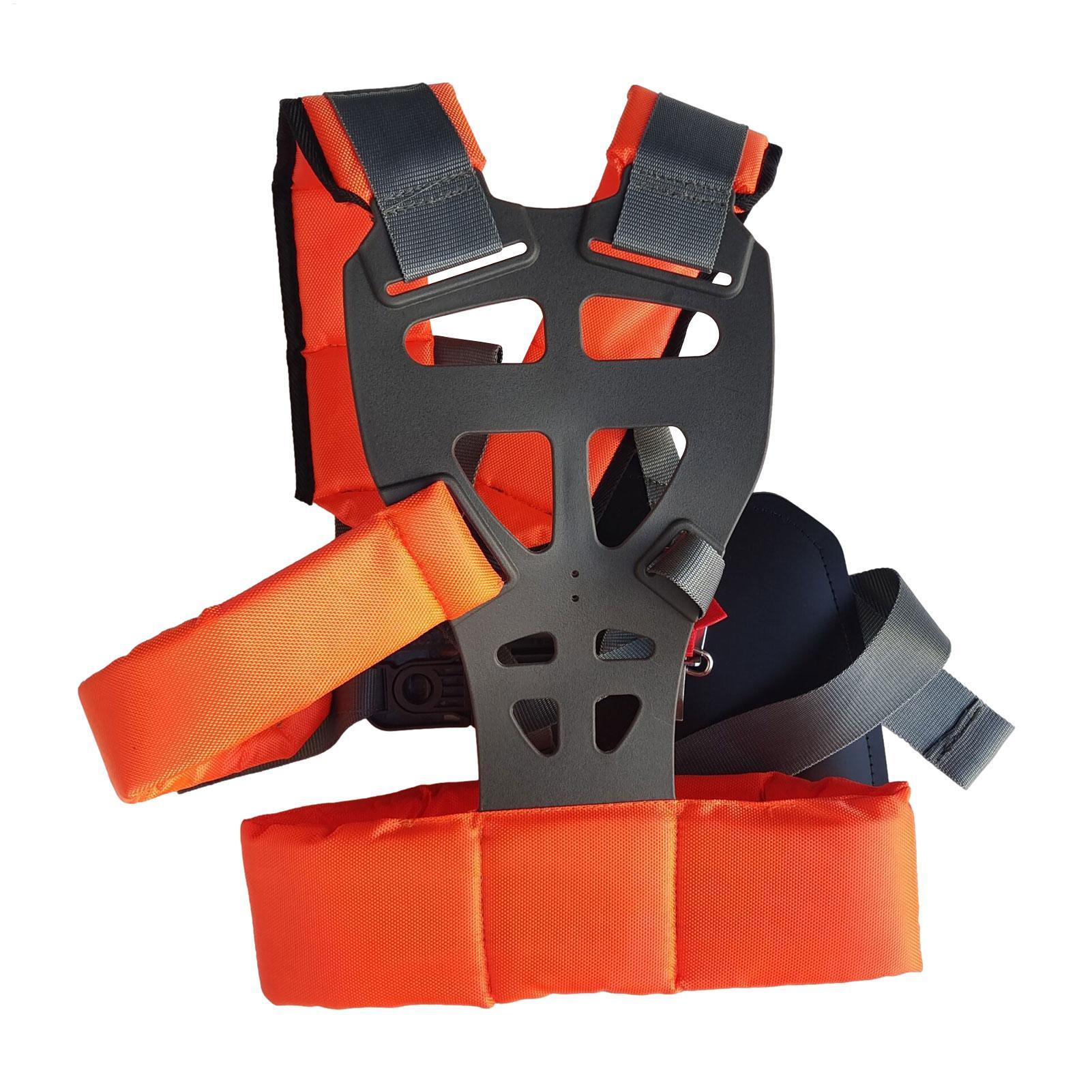 Brush Cutter Strap - สายรัดเครื่องตัดหญ้าแบบปรับได้พร้อมแผ่นรองรับ สำหรับเจ้าของบ้าน ช่างจัดสวน ผู้สูงอายุ ดูแลสนามหญ้า บำรุงรักษาพื้นที่ขนาดใหญ่