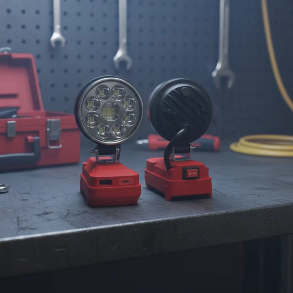 Outdoor Power Parts - อะไหล่เครื่องมือไฟฟ้า ไฟส่องสว่าง LED ปรับความสว่างได้สูง ไฟฉายค้นหาสำหรับใช้งานกลางแจ้ง ทนทาน