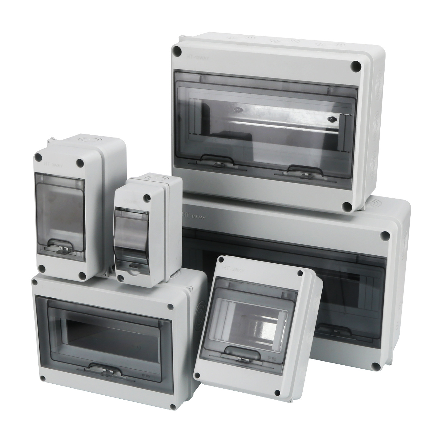 Outdoor Power Box Cover - กล่องรวมสายไฟ HT Series แบบ 2/3/5/8 ทาง