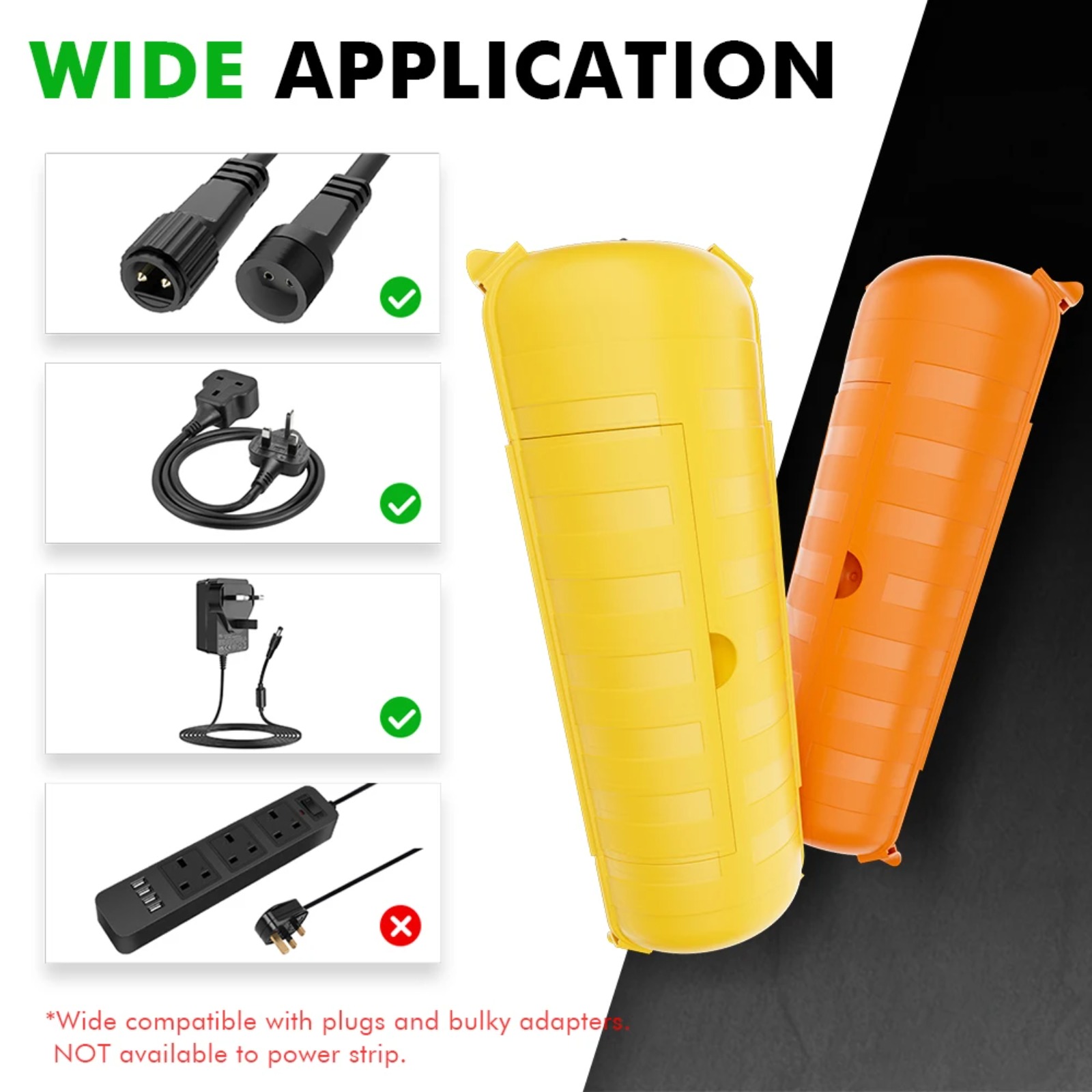 Outdoor Power Box Cover - ฝาครอบสายไฟต่อภายนอกอาคาร IP44 ขนาด 29x11x7.5 ซม. กล่องไฟฟ้า