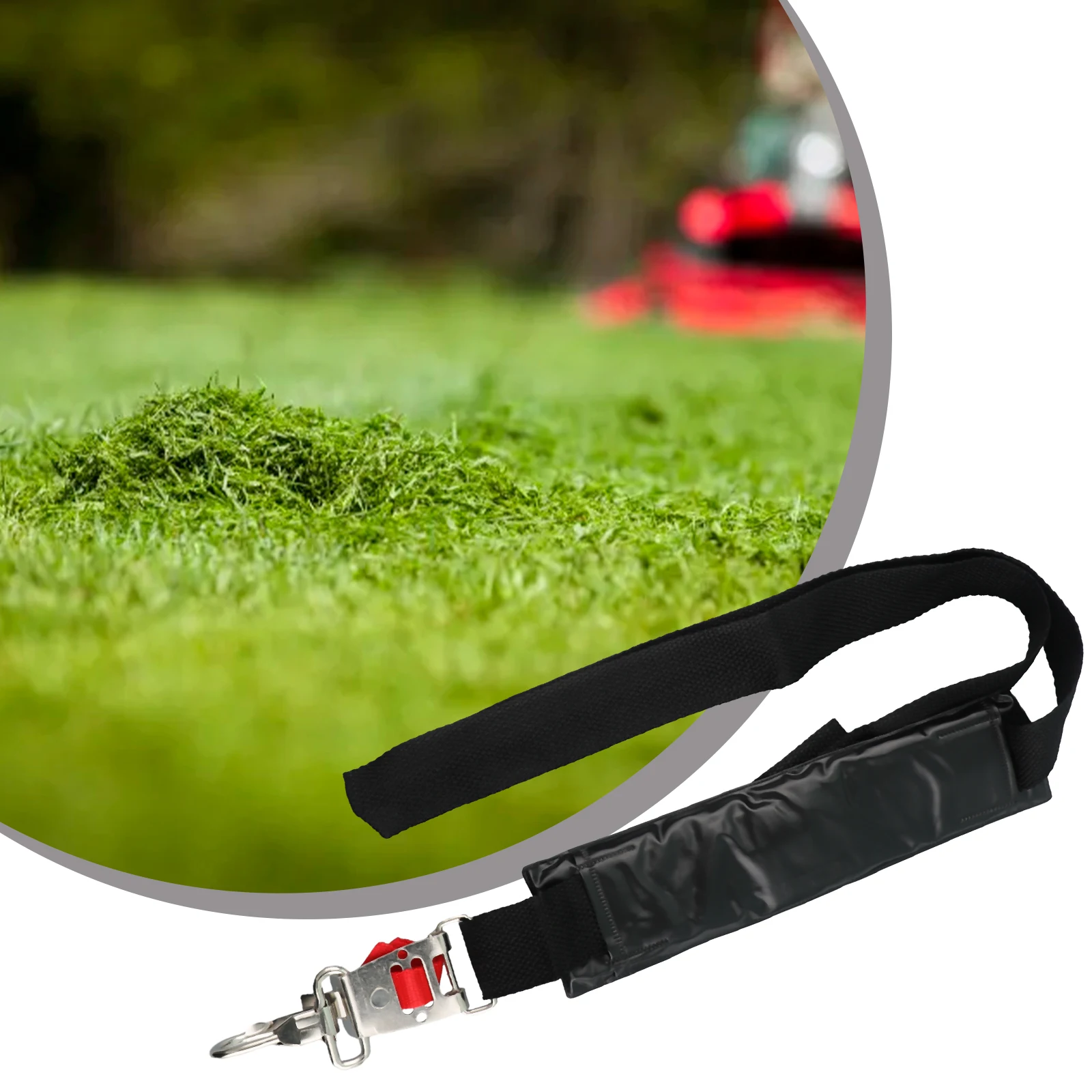 Brush Cutter Strap - สายรัดเอวแบบเดี่ยวสำหรับเครื่องตัดหญ้า พร้อมสายรัดปรับความยาวได้และหัวเข็มขัดปลดเร็ว สำหรับ GHS 2445 และรุ่นเครื่องตัดหญ้าที่เกี่ยวข้อง