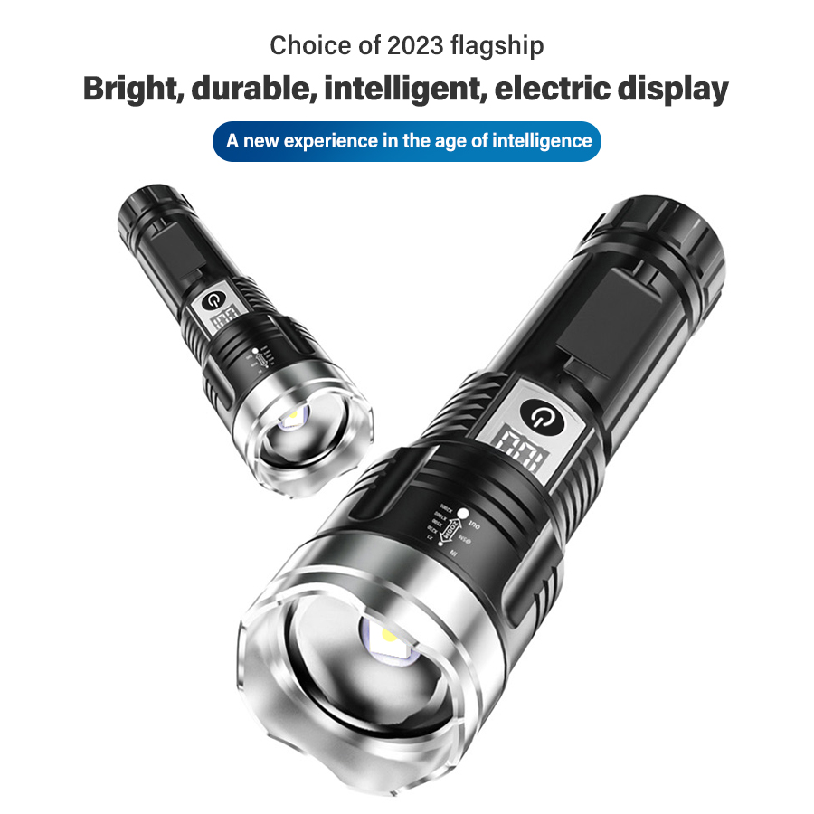 ไฟฉาย LED กำลังสูง 200000LM แบ - Outdoor Power For Camping บทวิจารณ์และราคา