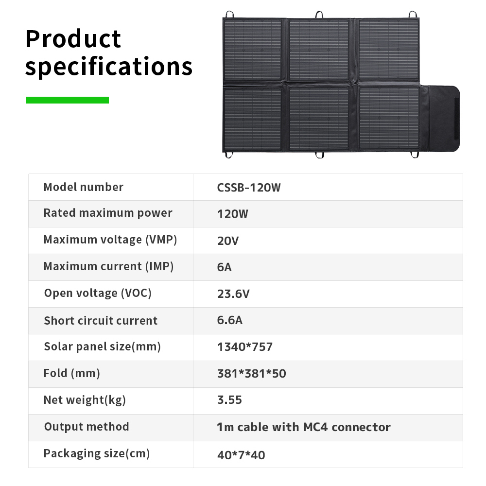 แผงโซลาร์เซลล์แบบพกพา 400W 300 - Outdoor Power For Camping บทวิจารณ์และราคา