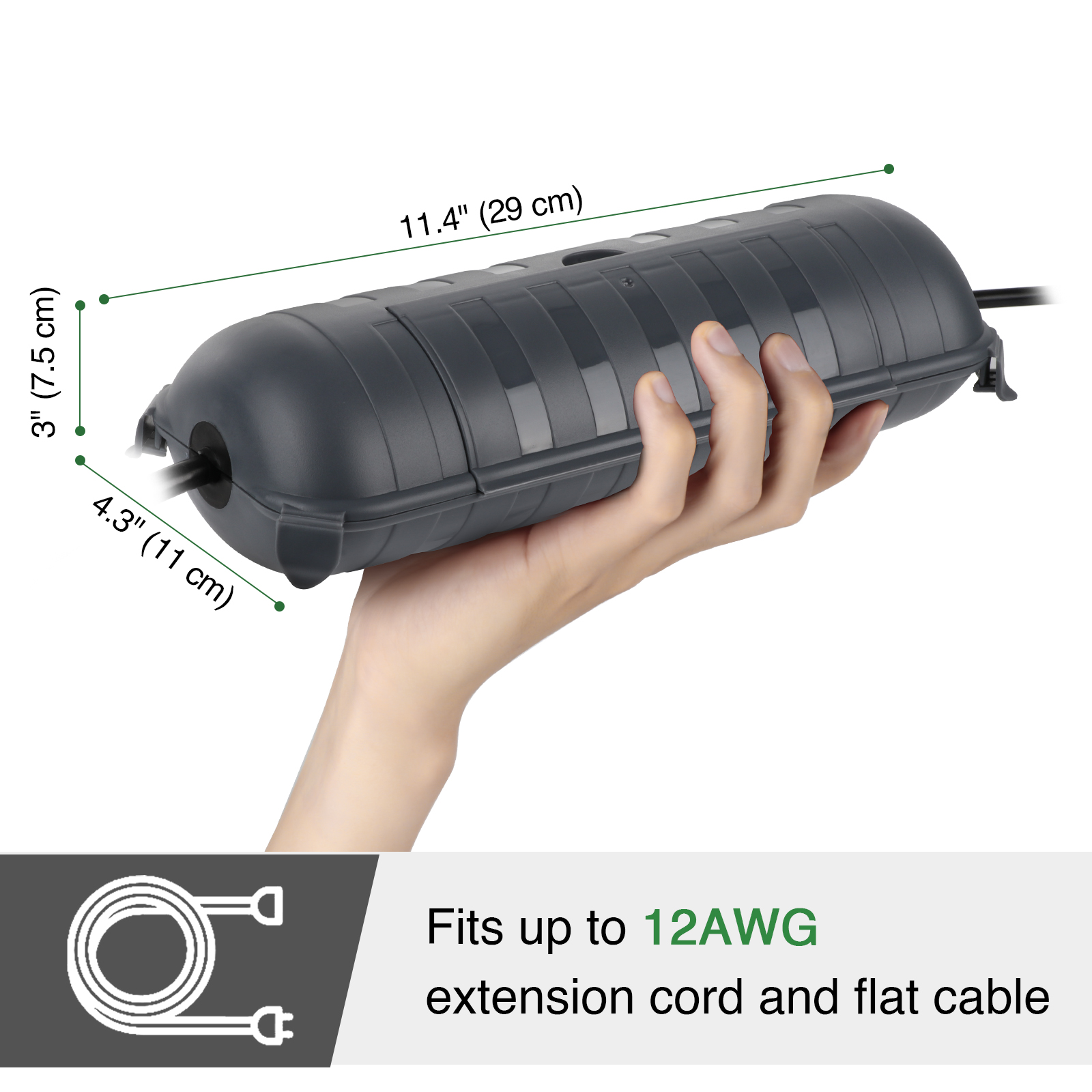 ฝาครอบสายไฟฟ้ากลางแจ้งขนาดใหญ่ - Outdoor Power Box Cover บทวิจารณ์และราคา