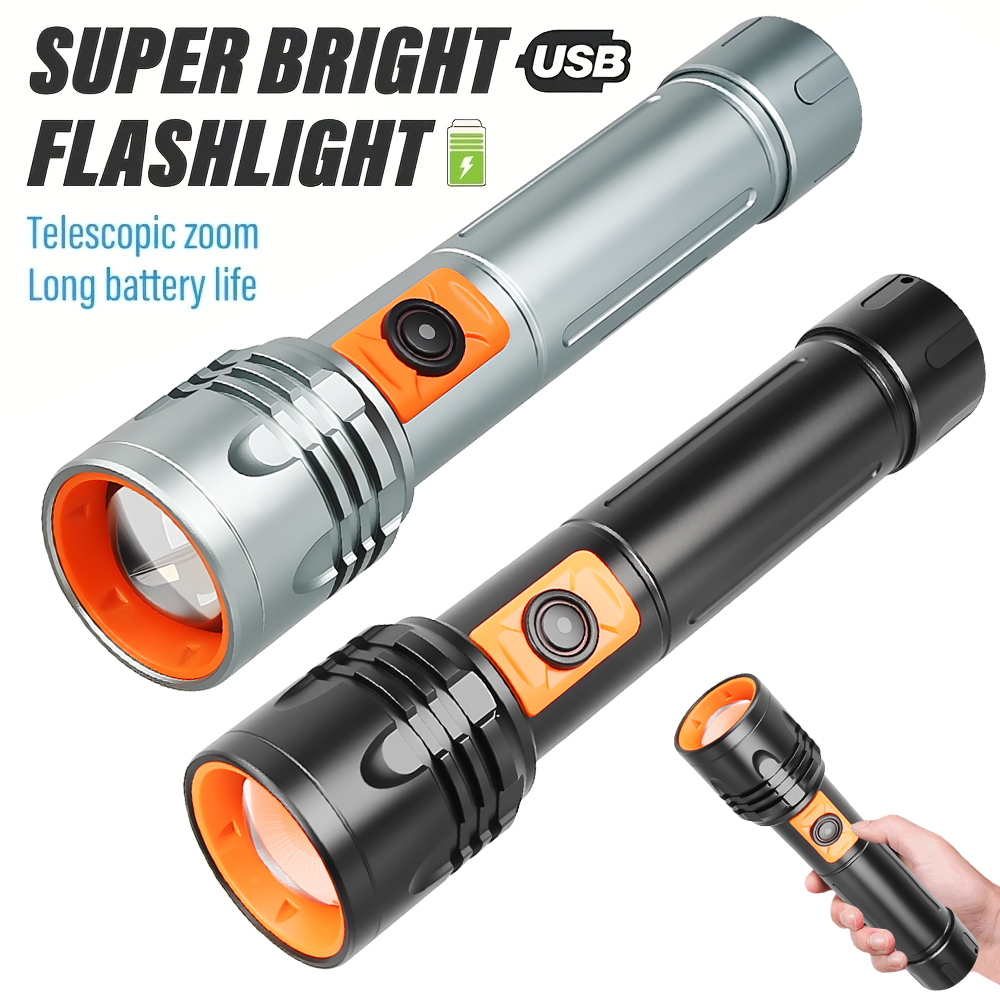 ไฟฉาย LED พลังงานสูงไฟฉายแบบชา - Outdoor Power For Camping บทวิจารณ์และราคา