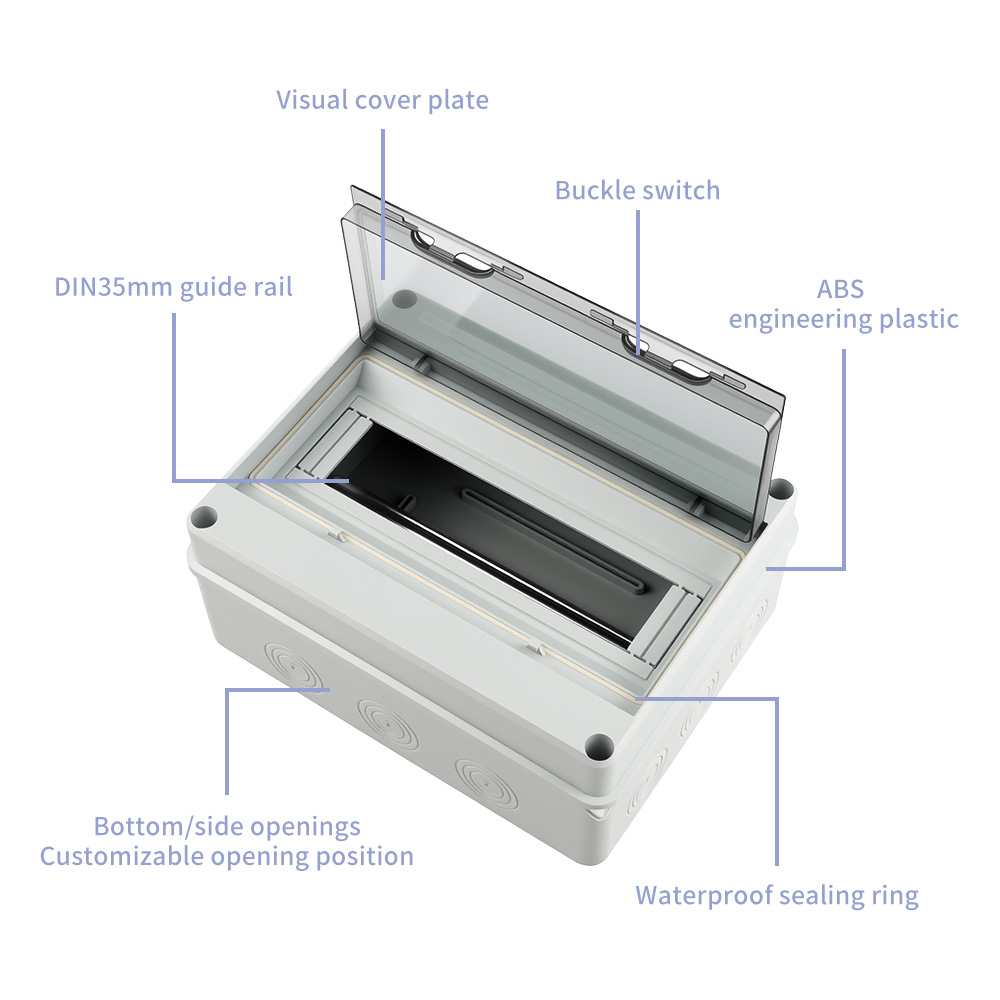 กล่องรวมสายไฟฟ้ากันน้ำ รุ่น HT - Outdoor Power Box Cover บทวิจารณ์และราคา
