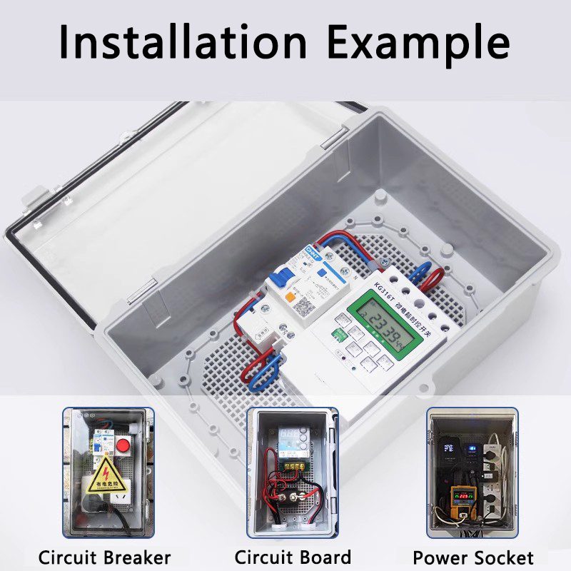 กล่องกันน้ำ IP66 พร้อมฝาครอบใส - Outdoor Power Box Cover บทวิจารณ์และราคา