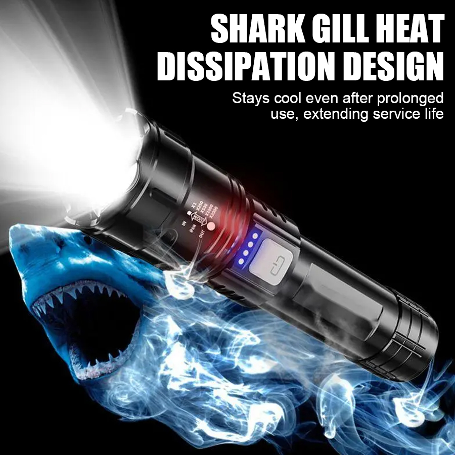 ไฟฉาย LED พลังงานสูง P50 แบบชา - Outdoor Power For Camping บทวิจารณ์และราคา