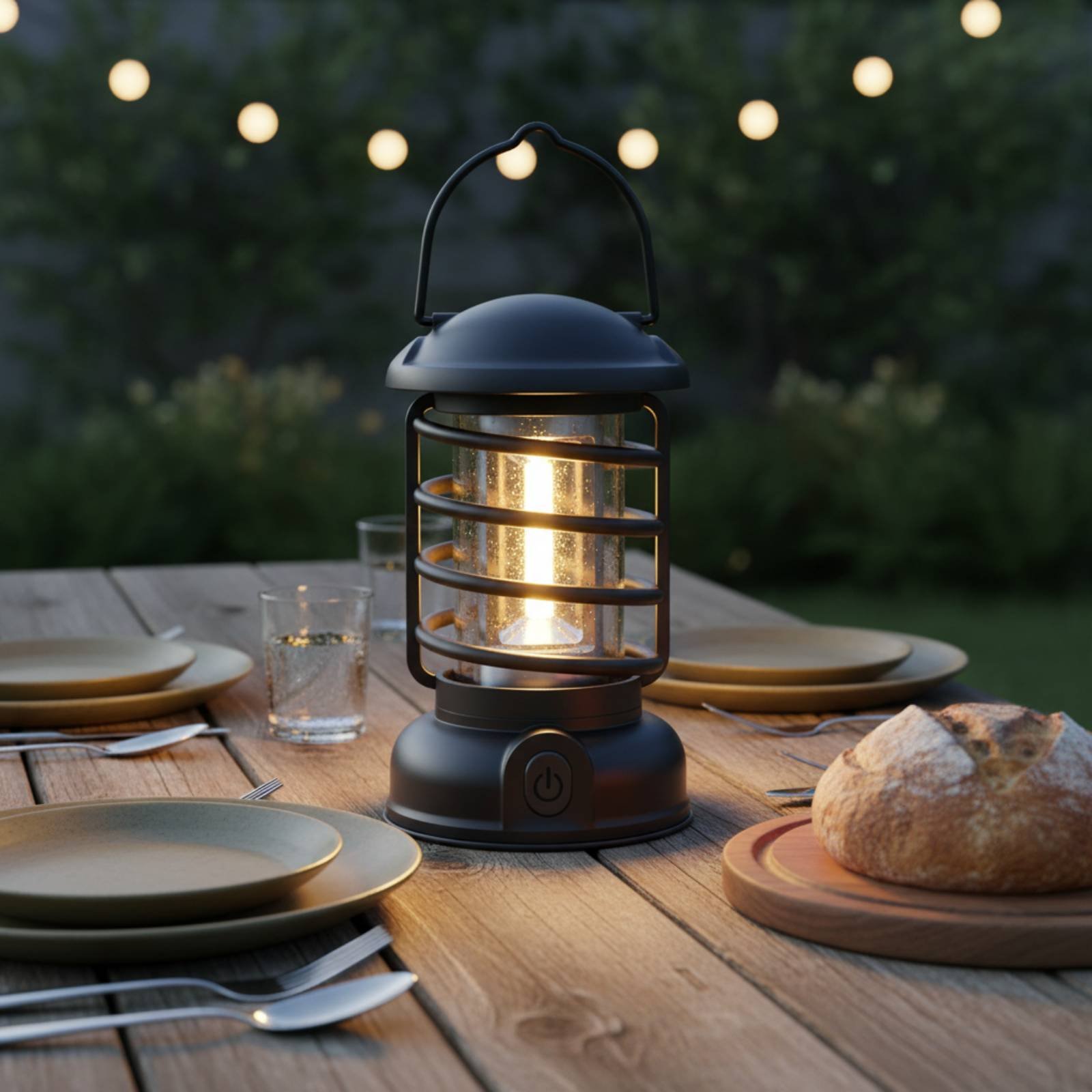 โคมไฟตั้งแคมป์สไตล์เรโทร แหล่ง - Outdoor Power For Camping บทวิจารณ์และราคา