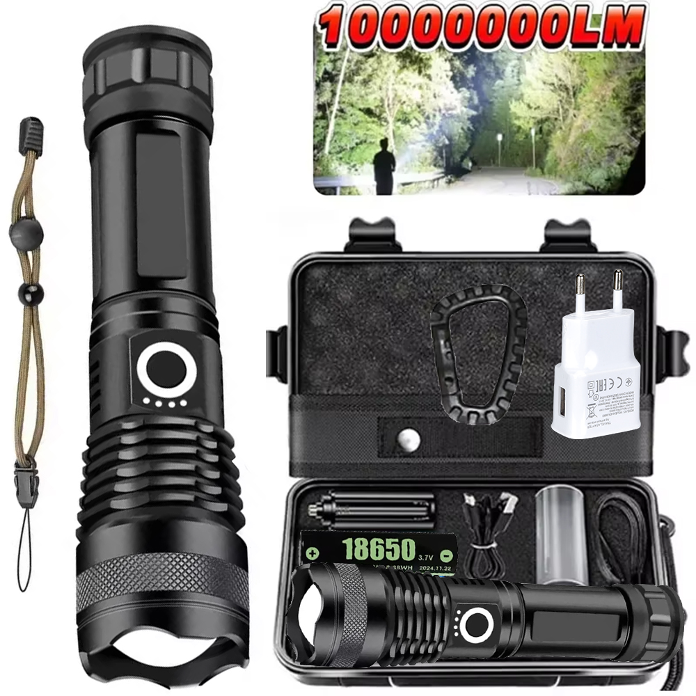 ไฟฉาย LED พลังงานสูงแบบชาร์จไฟ - Outdoor Power For Camping บทวิจารณ์และราคา