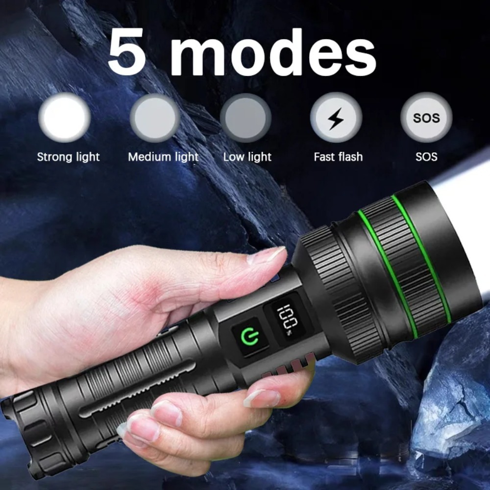 ไฟฉาย LED อันทรงพลัง ซูมได้ ชา - Outdoor Power For Camping บทวิจารณ์และราคา